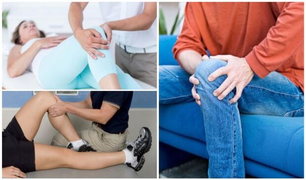 Técnicas de masaje para la osteoartritis de la articulación de la rodilla. 